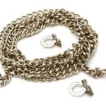 Realistic 1/10 Size Drag Chain & Tow Hooks w/ Bow Shackle for Off-Road Crawler