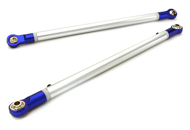 C27173BLUE Machined Alloy Rear Upper 140mm Suspension Linkage (2) for Axial SCX10 II - Image 1