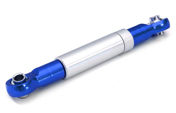 C27174BLUE Machined Alloy Adjustable 65-80mm Short Steering Linkage for SCX-10 & SCX10 II - Image 1