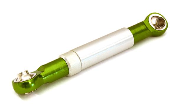 C27174GREEN Machined Alloy Adjustable 65-80mm Short Steering Linkage for SCX-10 & SCX10 II - Image 1