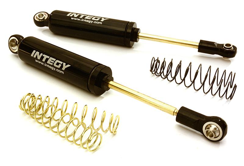 C27176BLACK Machined 110mm Type Off-Road Shocks w/ Internal Spring for 1/10 Scale Crawler - Image 1