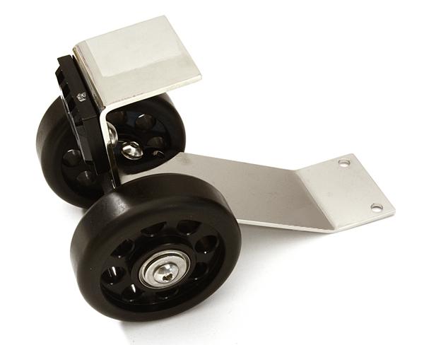 C27190BLACK Metal Machined Wheelie Bar Kit for Traxxas X-Maxx 4X4 - Image 1