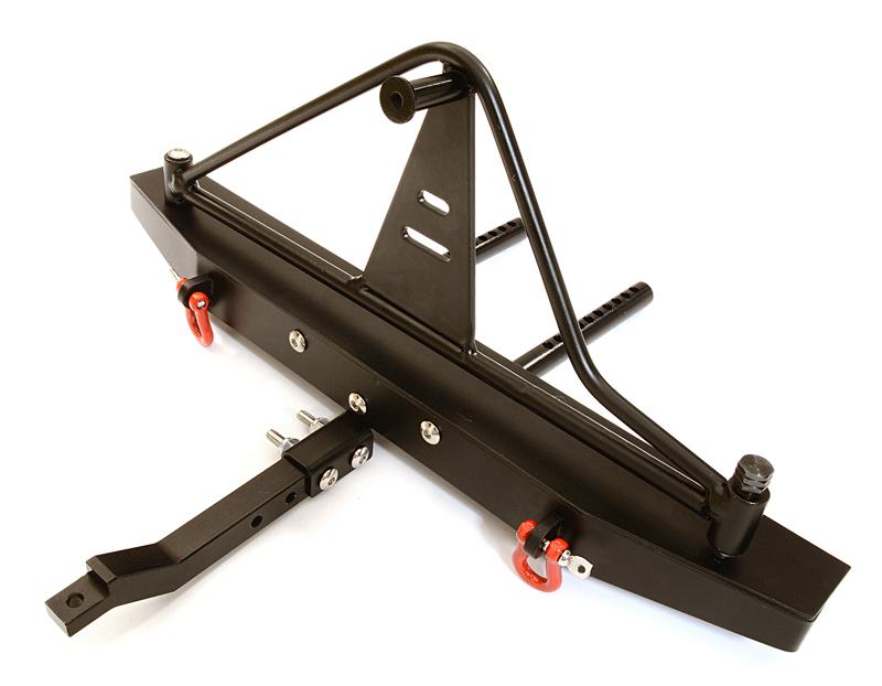 C27225 Realistic Rear Bumper for 1/10 Axial SCX-10 & SCX10 II w/ 43mm Mount - Image 1