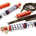 Realistic 72mm Off-Road Shocks w/ Remote Reservoirs for 1/10 Scale Crawler