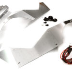 Metal Side Plates & Front Protection Guard w/ LED Lights for 1/10 Wraith 2.2