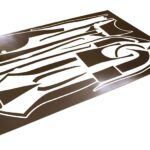 Scratch Resistance Sticker Set Decal for Traxxas 6507 TQi 2.4GHz 4CH Controller