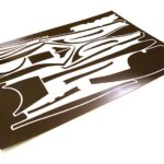 Scratch Resistance Sticker Set Decal for Traxxas 6507R TQi 2.4GHz 4CH Controller