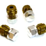 Billet Machined 17mm Wheel Hex (4) +6mm Offset for T-Maxx, 1/10 Revo & Summit