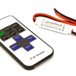 5-24VDC, 12A Inline LED Multifunction RF Wireless Controller w/ 11-key Remote