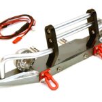 Billet Machined Alloy Front Bumper w/ LED(2) for Axial 1/10 SCX10 II 43mm Mount