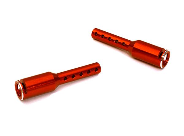C27290RED Billet Machined Alloy 5.5mm Size Body Post Extenders +35mm - Image 1