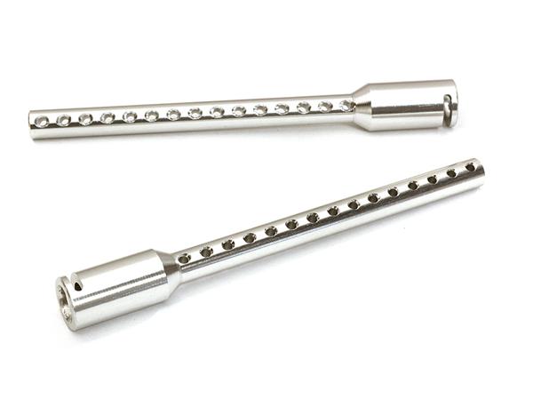 C27294SILVER Billet Machined Alloy 5.5mm Size Body Post Extenders +75mm - Image 1