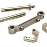 Billet Machined Front Body Mount Bracket w/ Posts for Axial 1/10 Yeti Rock Racer