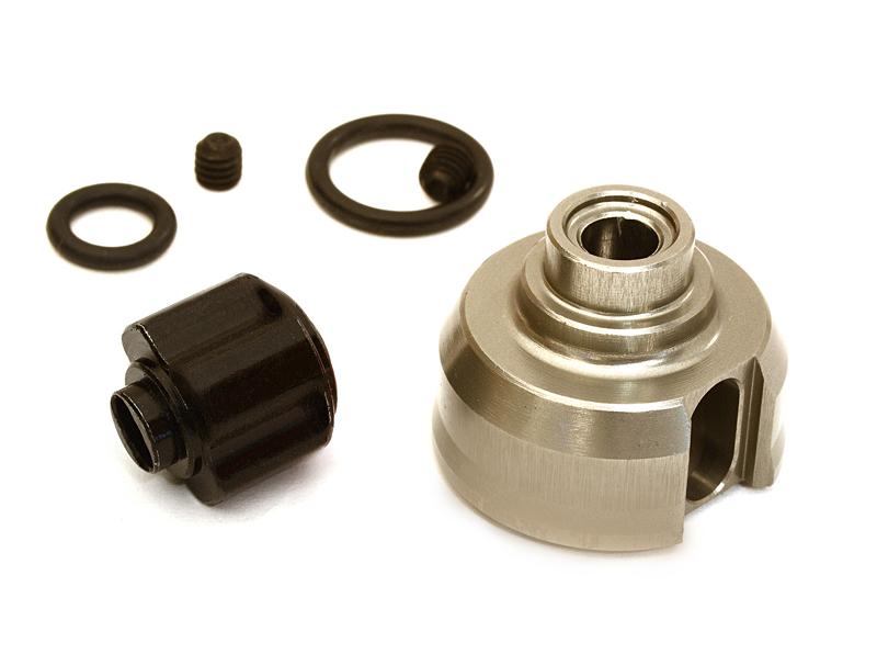 C27296GUN Billet Machined Diff Housing w/Locker for 1/10 Yeti, RR10, Wraith 2.2 & SCX-10 - Image 1