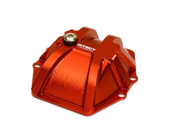 C27297RED Billet Machined Alloy Differential Cover for Axial 1/10 Yeti, RR10 & Wraith 2.2 - Image 1