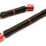 Red Black Machined Center Drive Shafts for Axial SCX10 II 1/10 LCG Upgrade