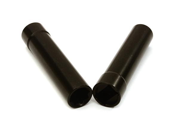 C27299BLACK Alloy Machined 55mm Center Drive Shaft Spline Tubes for Axial 1/10 Size Off-Road - Image 1