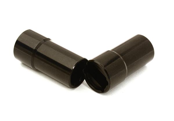C27301BLACK Alloy Machined 27mm Center Drive Shaft Spline Tubes for Axial 1/10 Size Off-Road - Image 1