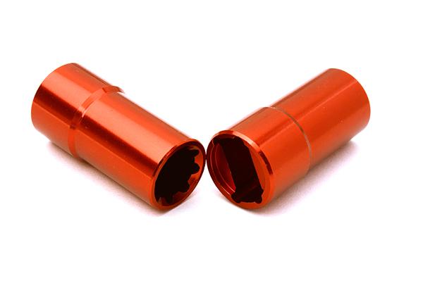 C27301HARD Alloy Machined 27mm Center Drive Shaft Spline Tubes for Axial 1/10 Size Off-Road - Image 1