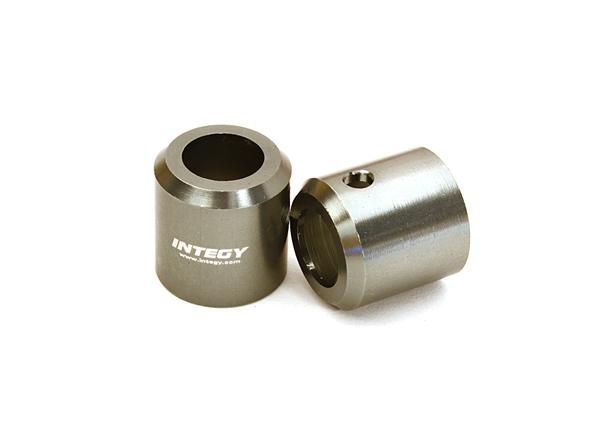C27302GUN Alloy Machined Center Drive Shaft Coupler Sleeves for Axial 1/10 Size Off-Road - Image 1