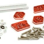 Billet Machined Adjustable Shock Mount Plate (4) for Axial 1/10 SCX10 II