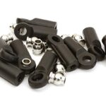 M3 Size Straight 24mm length Ball Ends Type Tie Rod Ends, w/ 3mm Ball Links