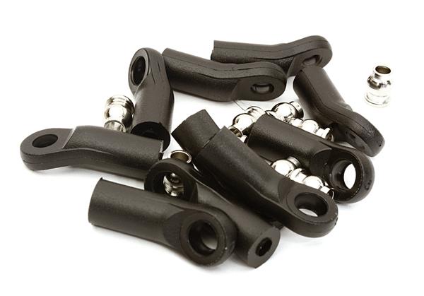 C27395 M3 Size Angled 25mm length Ball Ends Type Tie Rod Ends, w/ 3mm Ball Links - Image 1