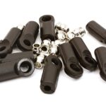 M4 Size Straight 24mm length Ball Ends Type Tie Rod Ends, w/ 3mm Ball Links