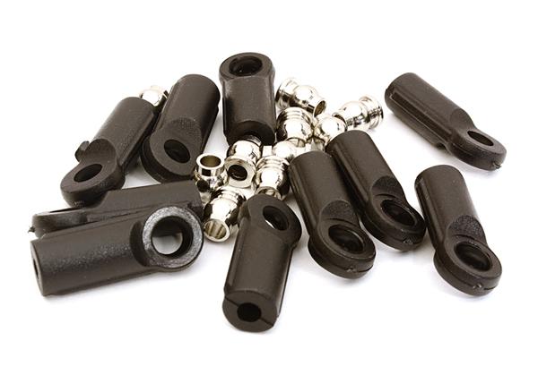 C27396 M4 Size Straight 24mm length Ball Ends Type Tie Rod Ends, w/ 3mm Ball Links - Image 1