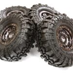Composite Dual 6 Spoke Off-Road 1.9 Size Wheel & Tire (4) (O.D.=110mm)