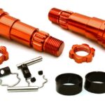 Billet Machined +6mm Ext. Stub Axles for C27070, C27071 & C27072