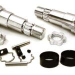 Billet Machined +6mm Ext. Stub Axles for C27070, C27071 & C27072
