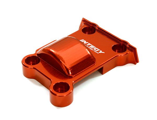 C27465RED Billet Machined Rear Lower Gear Cover for Traxxas (7787) X-Maxx 4X4 - Image 1
