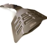 Stainless Steel (Coated) Rear Skid Plate for Traxxas 1/10 E-Revo(-2017) & Summit