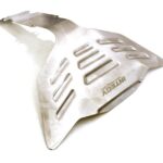 Stainless Steel (Raw) Rear Skid Plate for Traxxas 1/10 E-Revo (-2017) & Summit