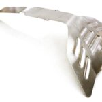 Stainless Steel (Raw) Front Skid Plate for Traxxas 1/10 E-Revo (-2017) & Summit