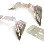 Stainless Steel (Raw) Skid Plate Kit for Traxxas 1/10 E-Maxx