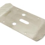 Stainless Steel (Raw) Center Skid Plate for Traxxas 1/10 E-Maxx - Silver