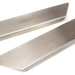 Stainless Steel (Raw) Side Skid Plates for Traxxas 1/10 E-Maxx