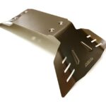 Stainless Steel Rear Protection Skid Plate for Traxxas X-Maxx 4X4 7744