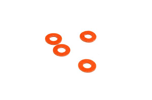 C27578 Paper M3x7mm Washer Spacer 0.55mm Thickness (4pcs) - Image 1