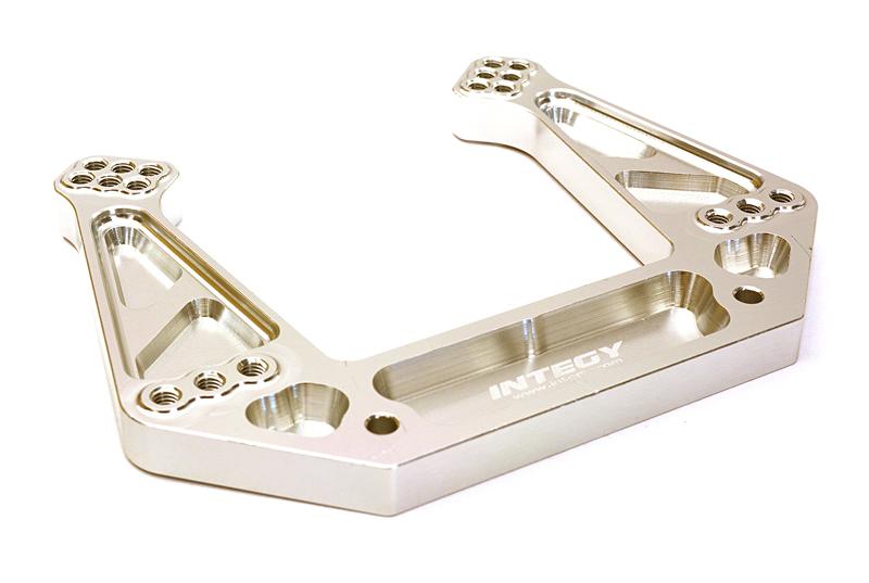 C27635SILVER Front Shock Tower for 1/10 Stampede 2WD, Rustler 2WD, Slash 2WD & Bigfoot 3639 - Image 1