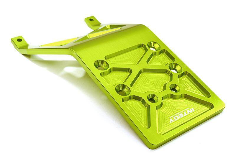 C27638GREEN Billet Machined Alloy Rear Skid Plate for 1/10 Stampede 2WD & Bigfoot 2WD Truck - Image 1