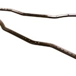 Black HD Metal Replacement Chassis Rail Set for Axial 1/10 SCX10 II Rock Crawler