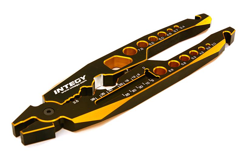 C27659GOLD Multipurpose Maintenance Pliers w/ Ball End Tool for RC Shocks - Image 1