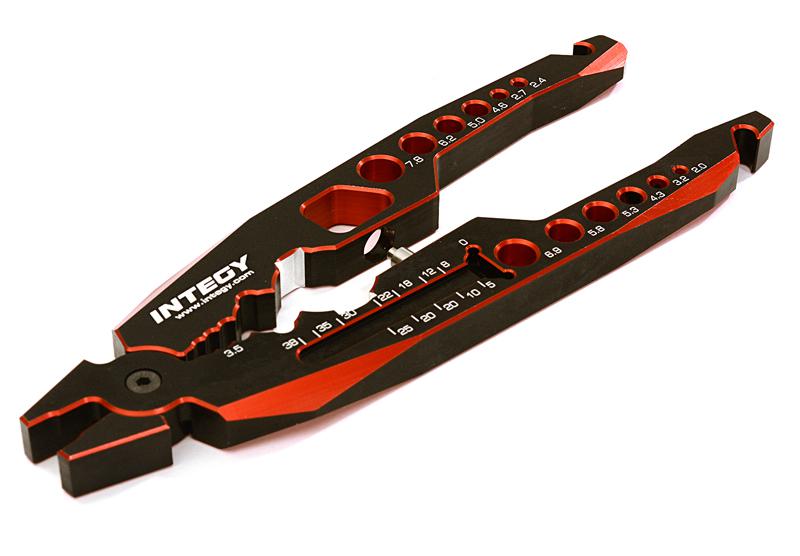 C27659RED Multipurpose Maintenance Pliers w/ Ball End Tool for RC Shocks - Image 1