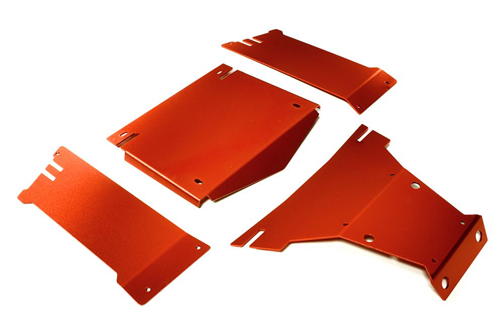 C27662RED Aluminum Alloy Body Panel Kit for Axial 1/10 Yeti Rock Racer Buggy - Image 1