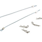 Secured Body Clip (4) with 120mm Retainer Link for Traxxas 1/16