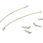 Secured Body Clip (4) with 120mm Retainer Link for Traxxas 1/16