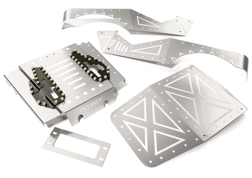 C27671SILVER Aluminum Alloy Body Panel Kit for Axial 1/10 Wraith 2.2 Rock Racer - Image 1